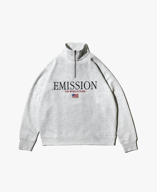 EMISSION Half zip Sweatshirt