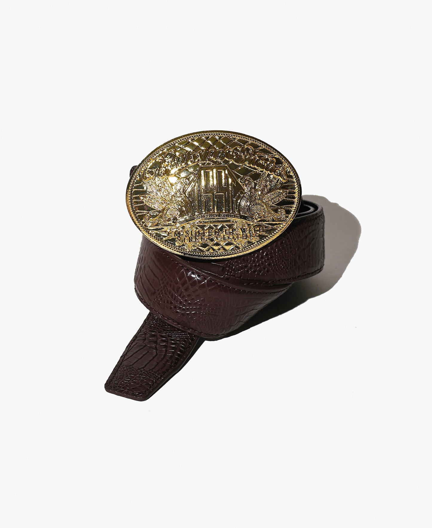 EMISSION WESTERN LEATHER BELT