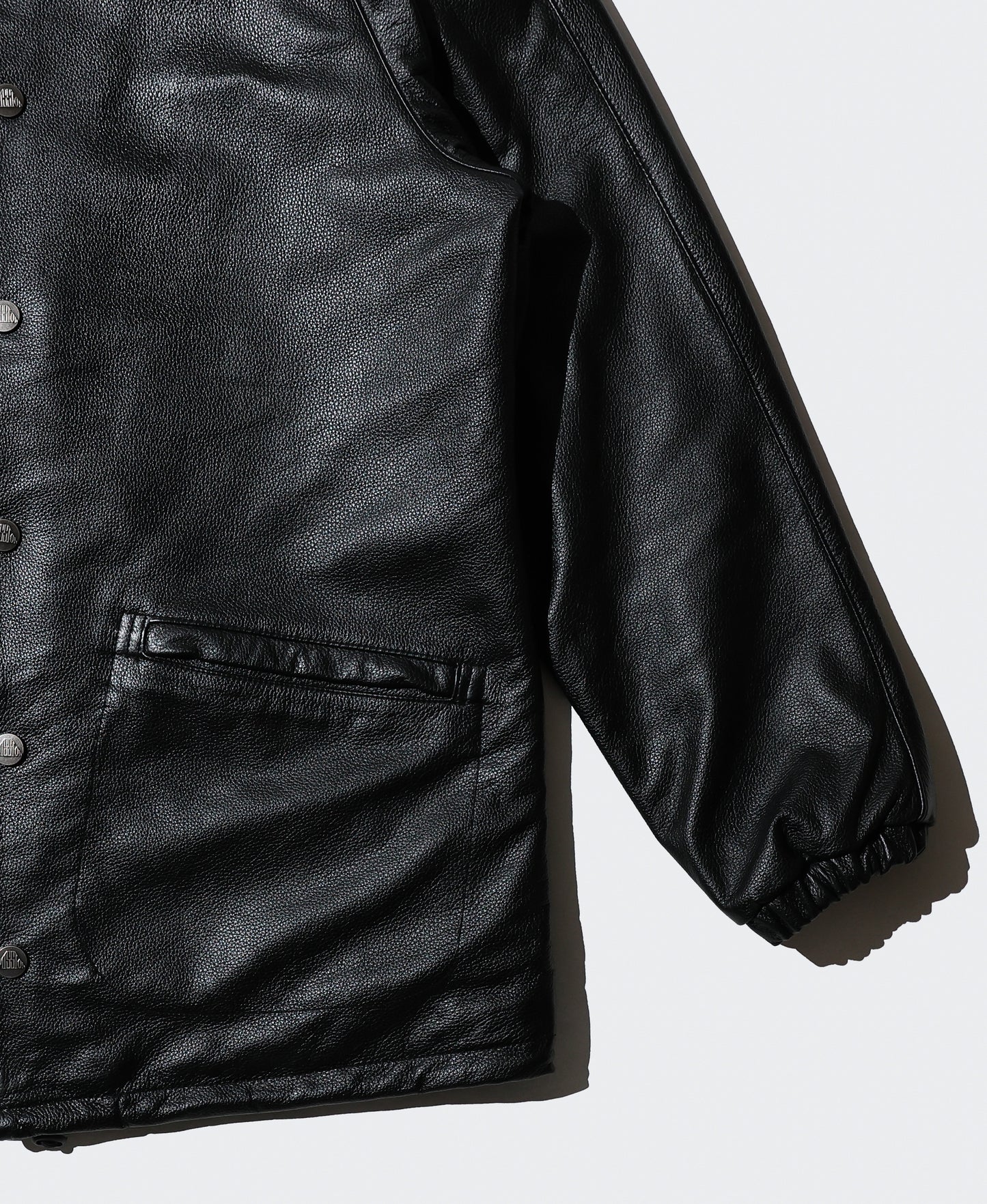 Raglan Leather Coach Jacket