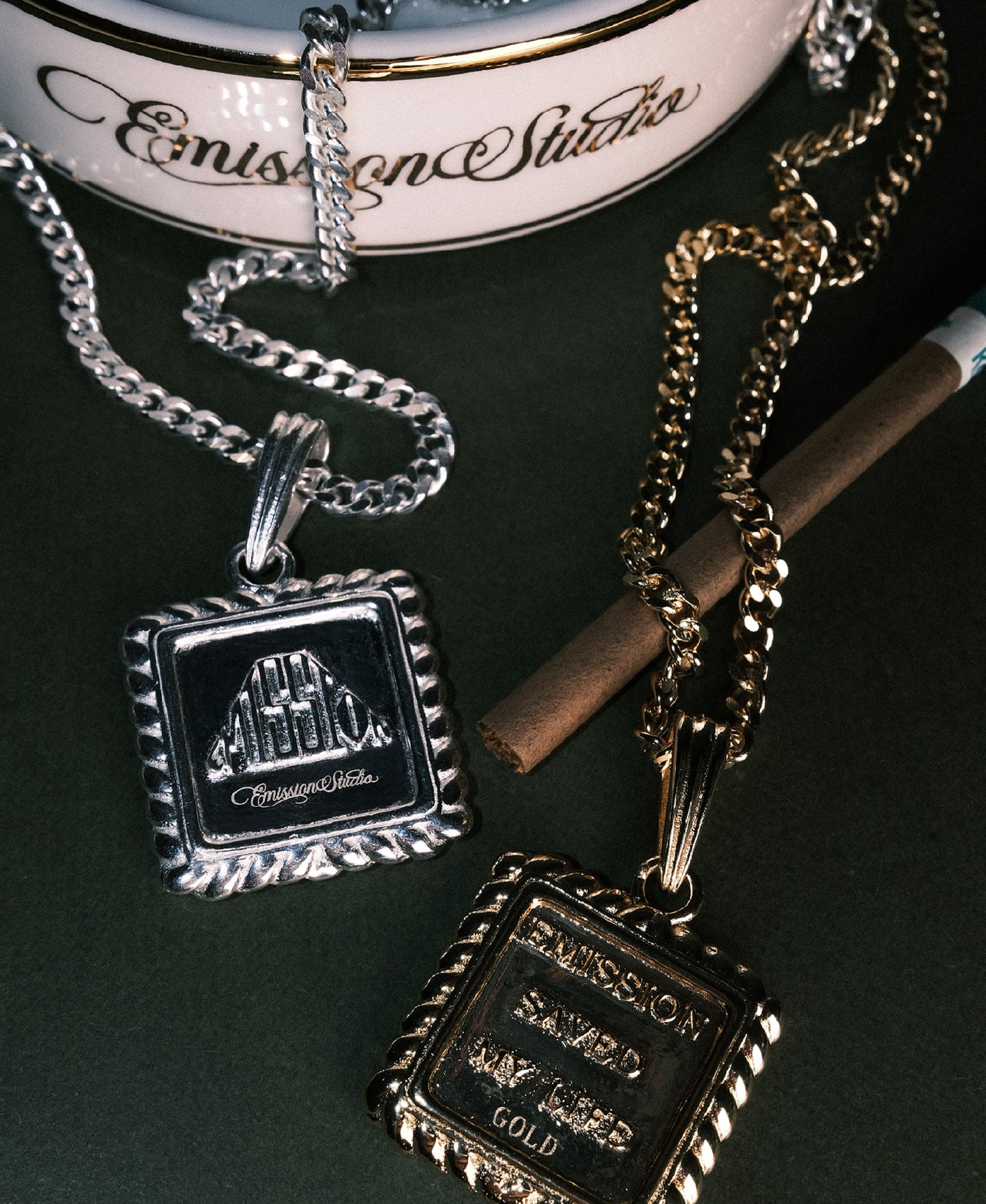 MOUNTAIN LOGO 【SILVER925】 NECKLESS