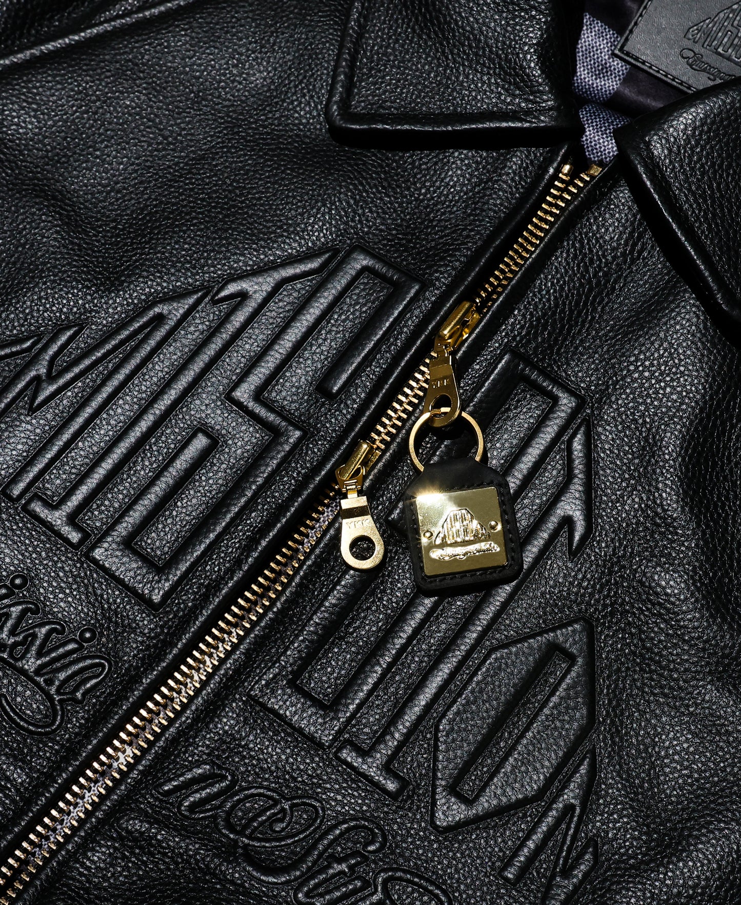 EMISSION Leather Jacket【Black】