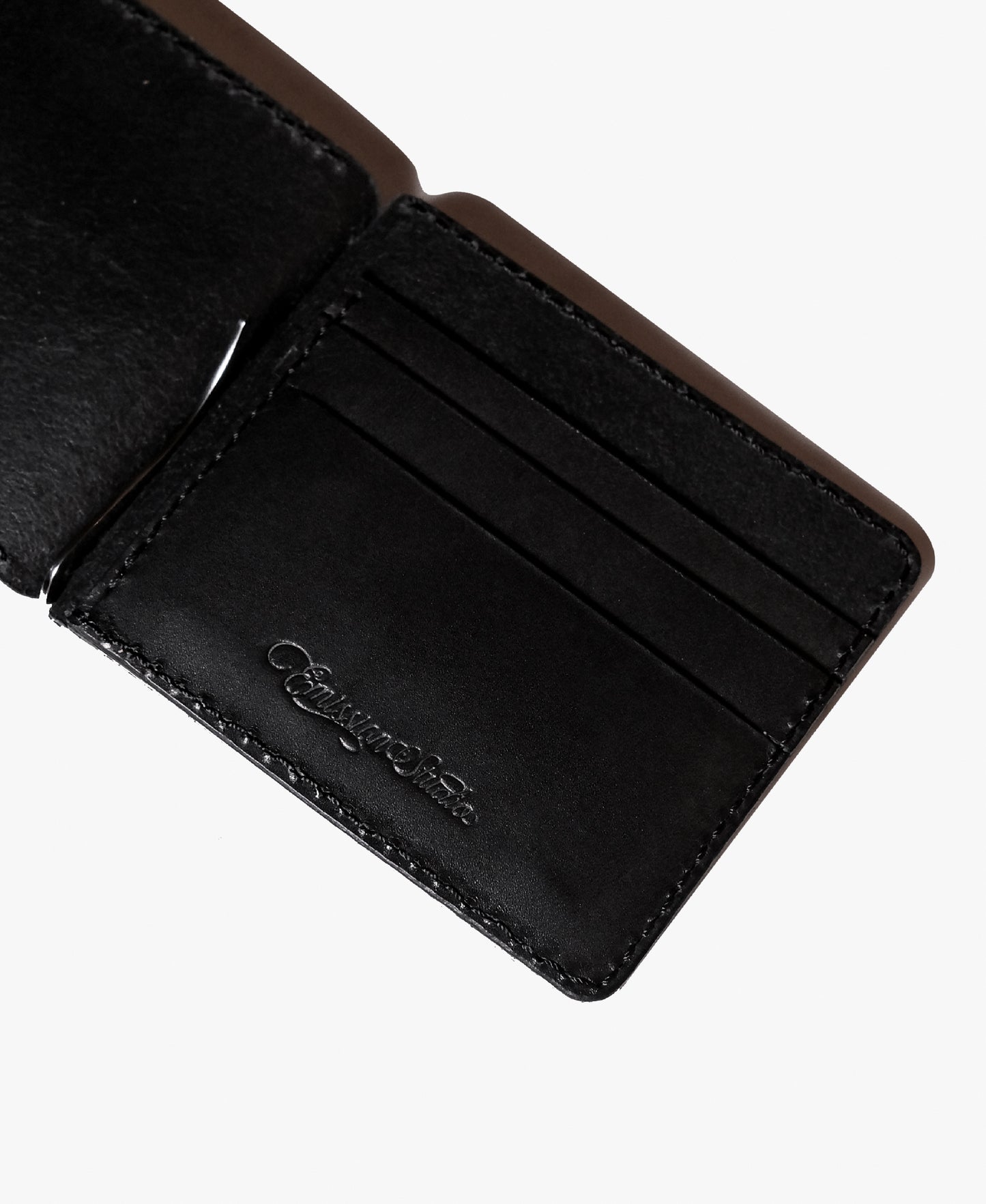 EMISSION LEATHER MONEY CLIP