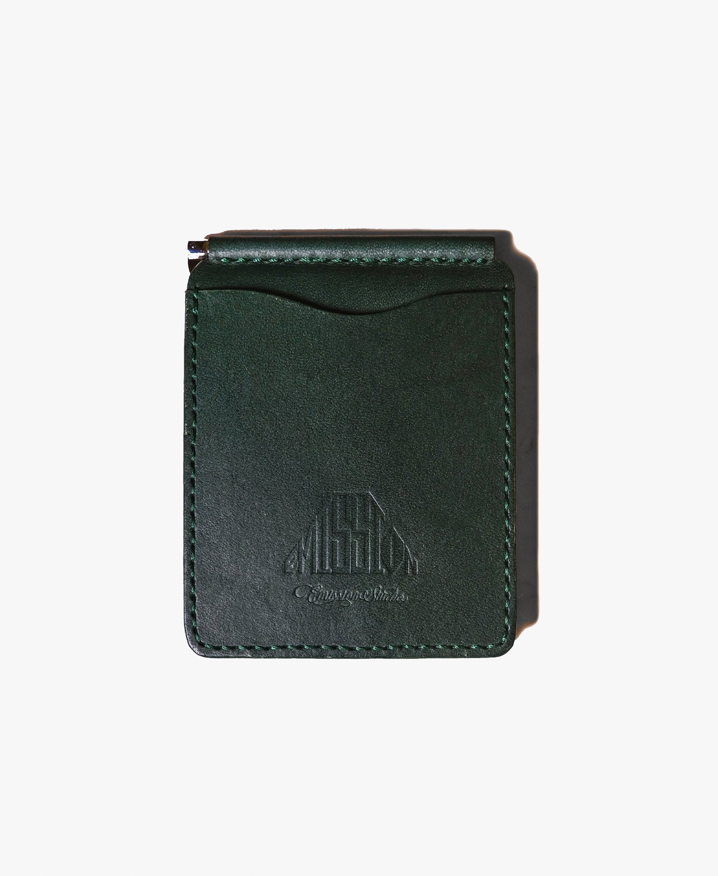 EMISSION LEATHER MONEY CLIP