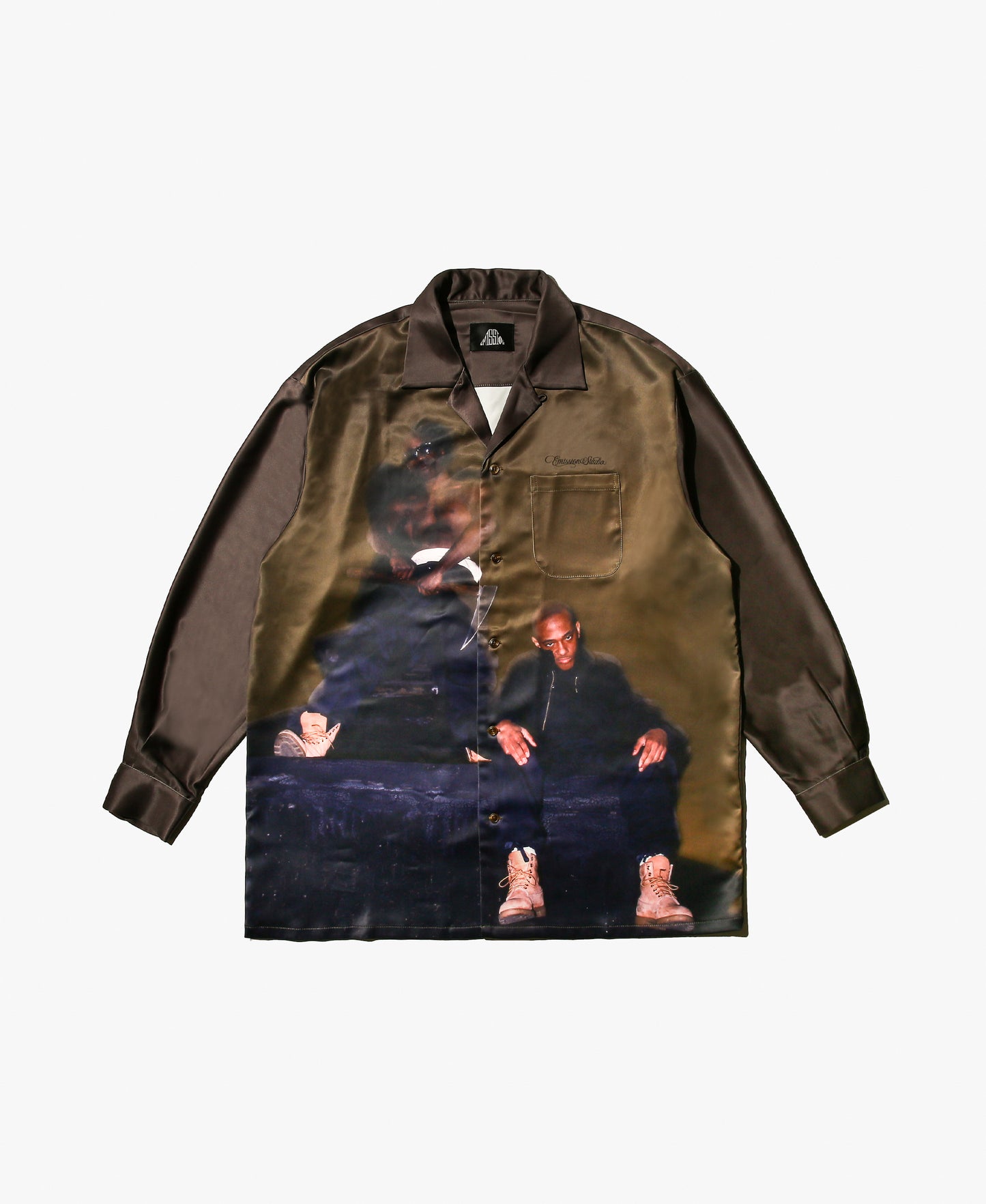 【MOBB DEEP】“juvenile Hell” SICKLES OPEN COLLAR LONG SHIRT