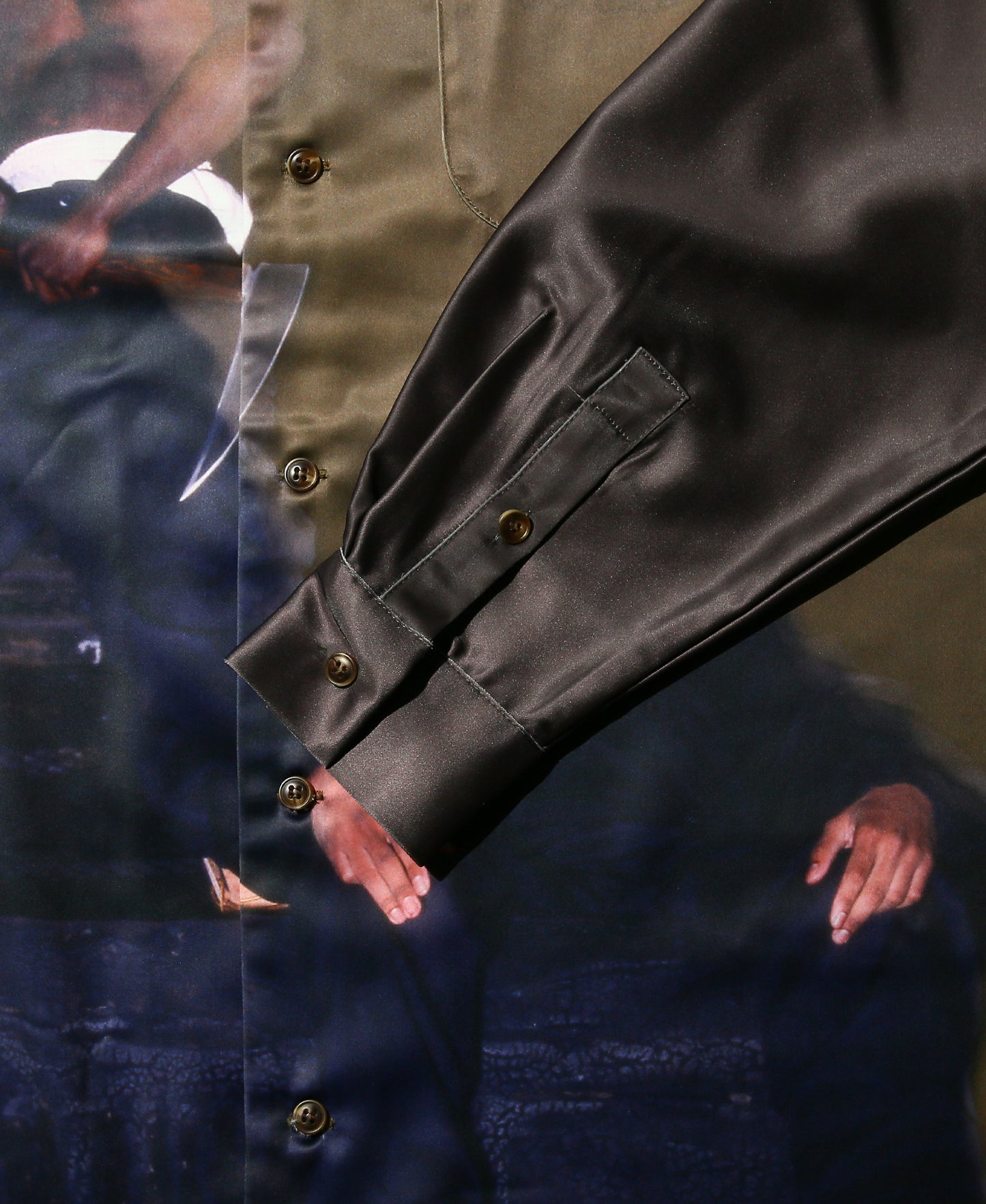 【MOBB DEEP】“juvenile Hell” SICKLES OPEN COLLAR LONG SHIRT