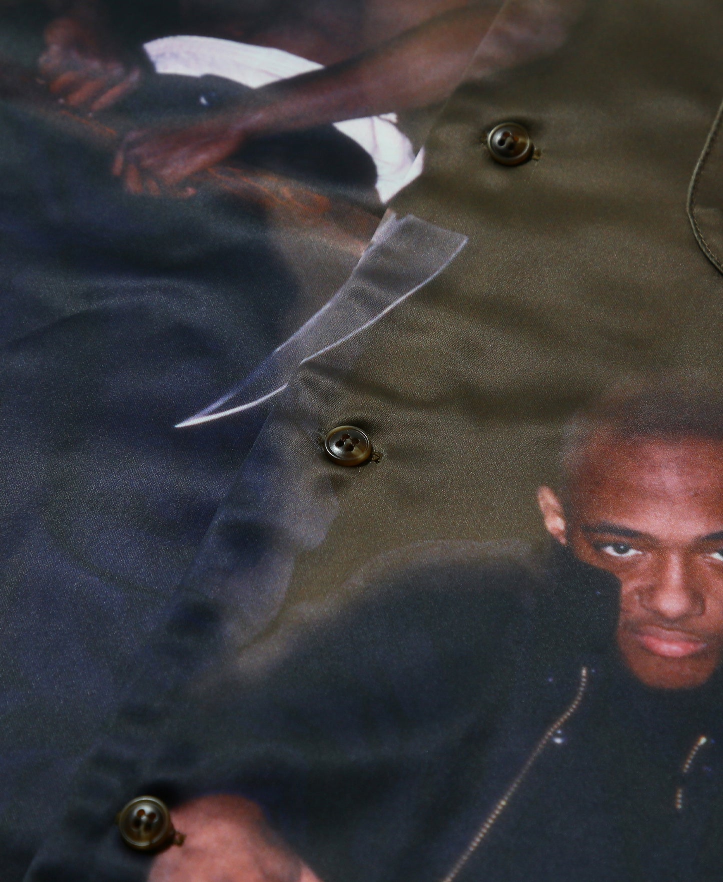 【MOBB DEEP】“juvenile Hell” SICKLES OPEN COLLAR LONG SHIRT