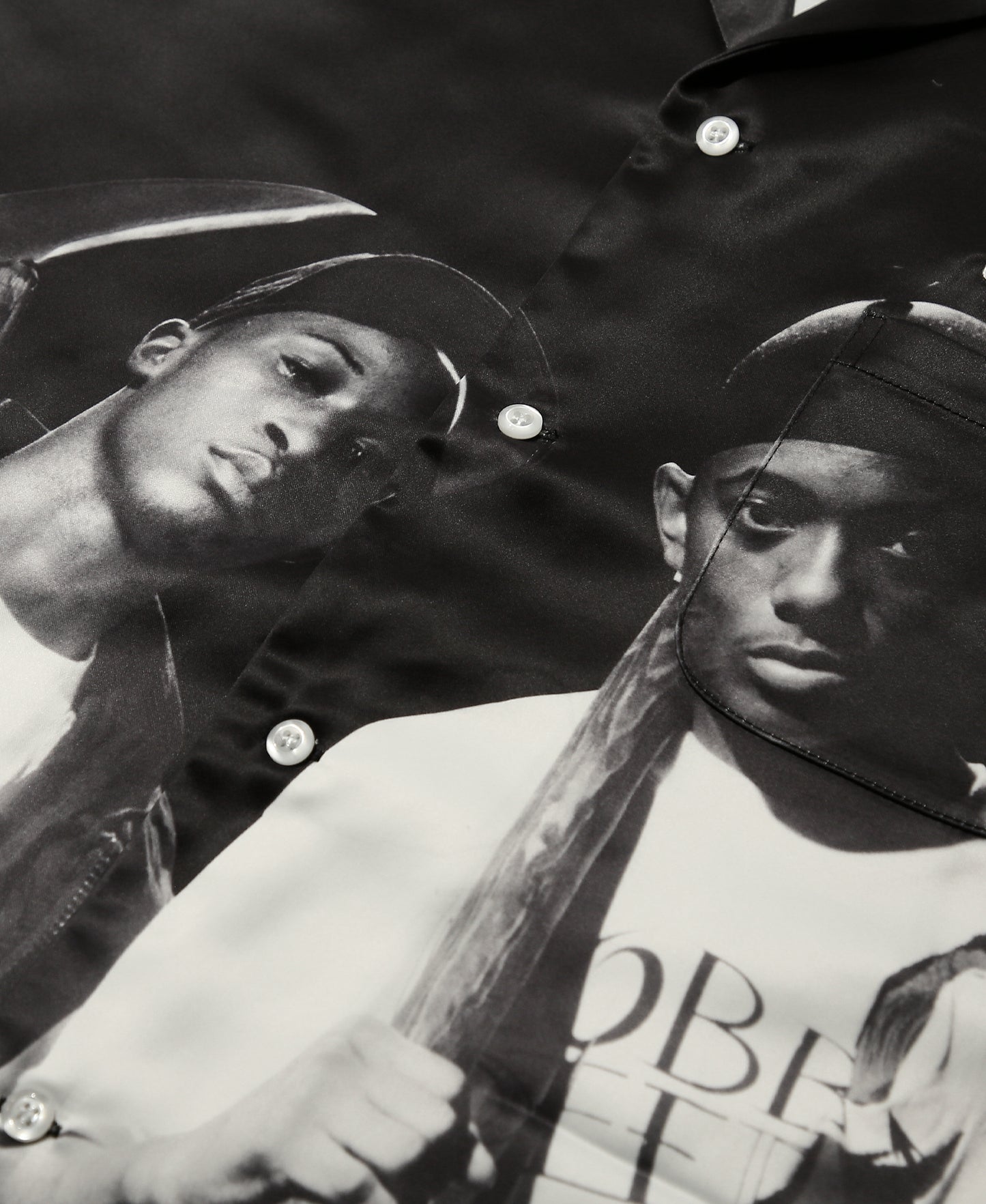 【MOBB DEEP】“juvenile Hell” CHOPPERS OPEN COLLAR SHIRT