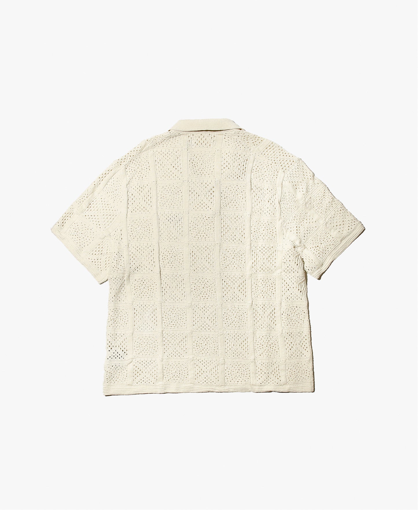EMISSION CROCHET KNIT SHIRT