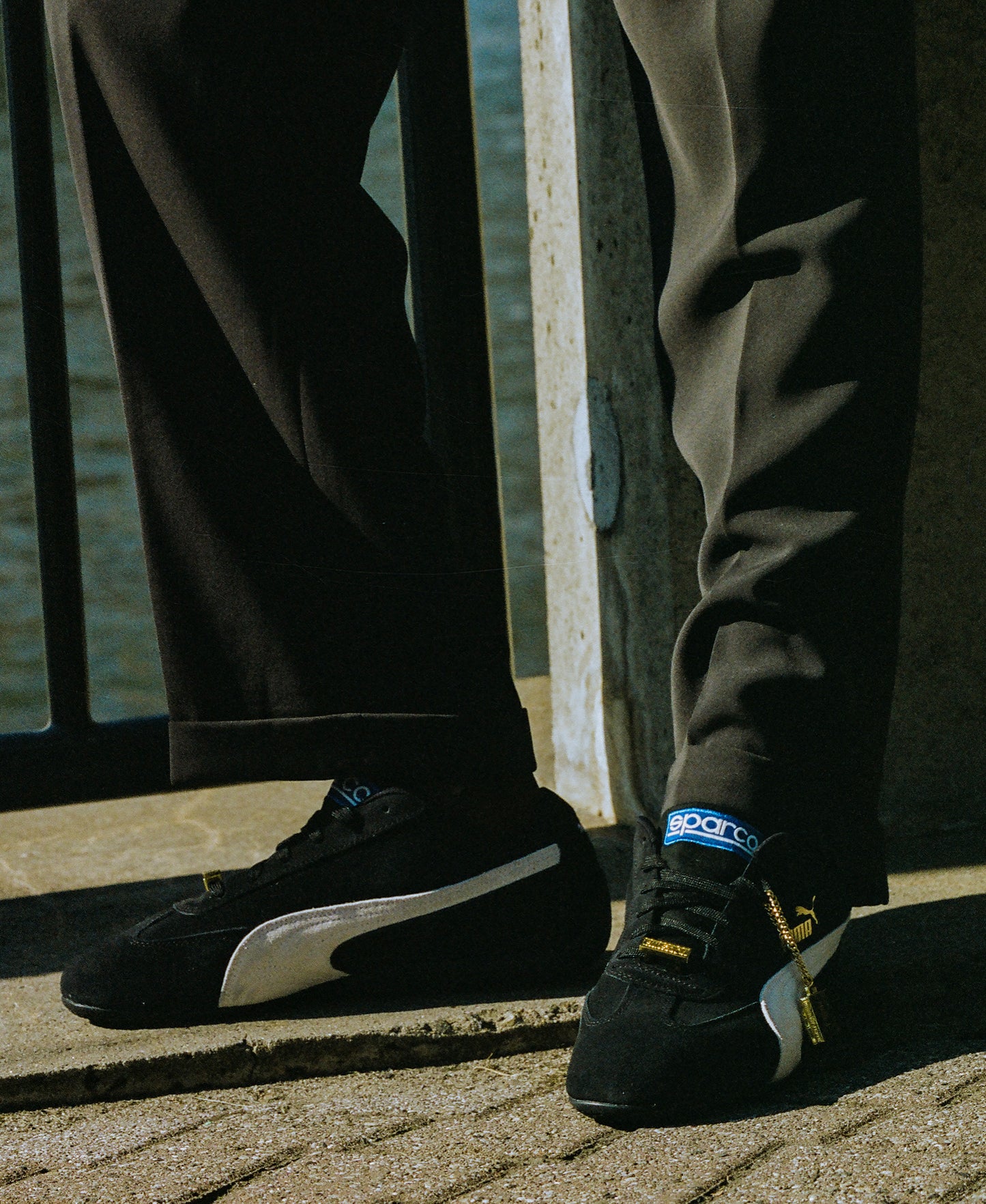 【Black/White】EMISSION Speedcat OG + SPARCO Sneakers