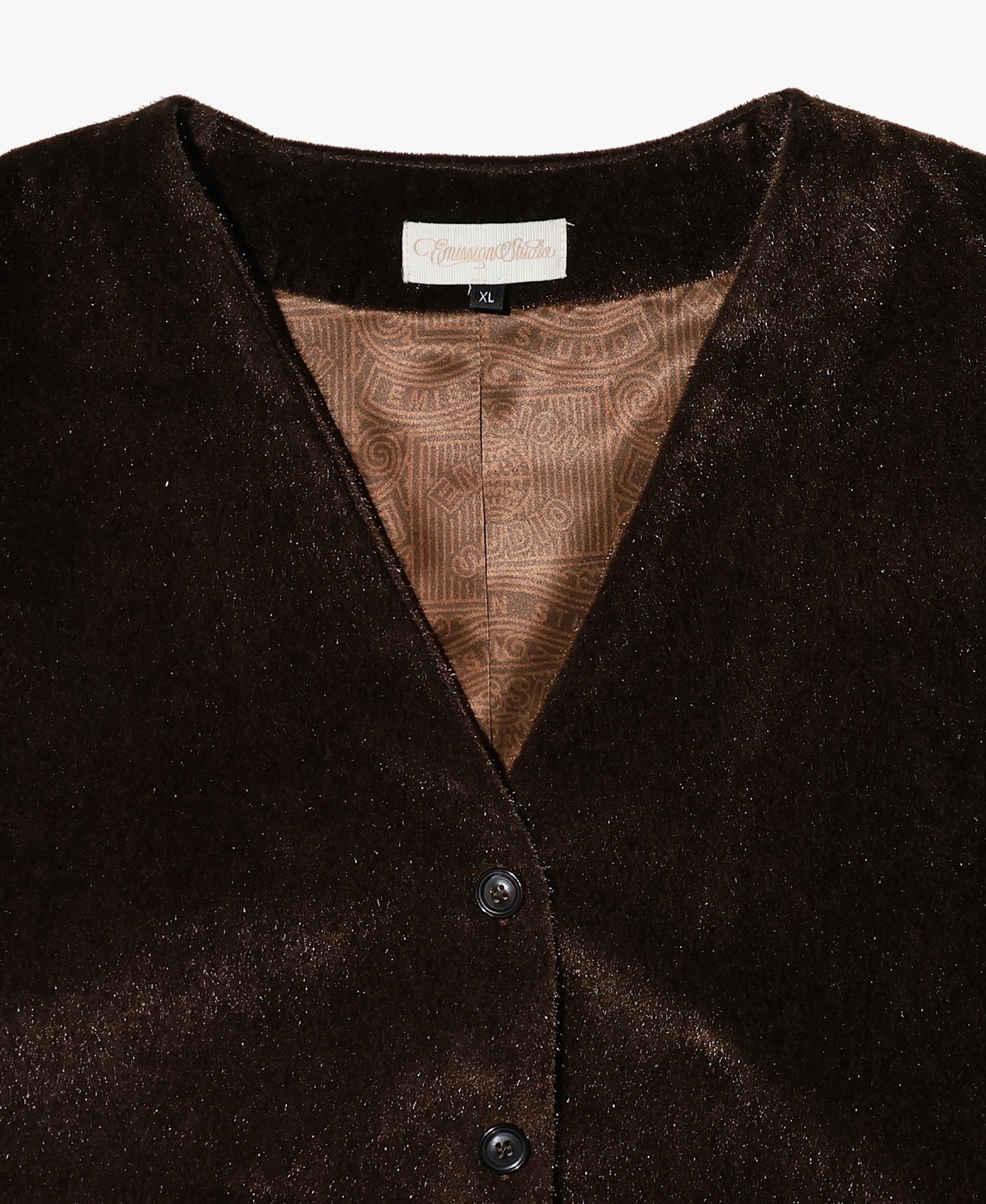 Emission Short-hair Cardigan