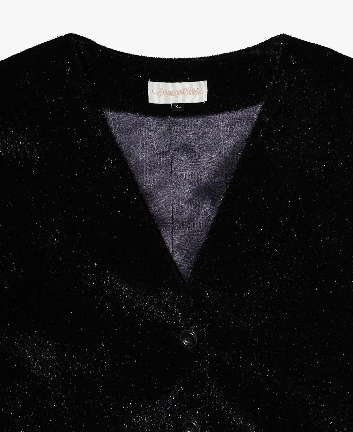 Emission Short-hair Cardigan