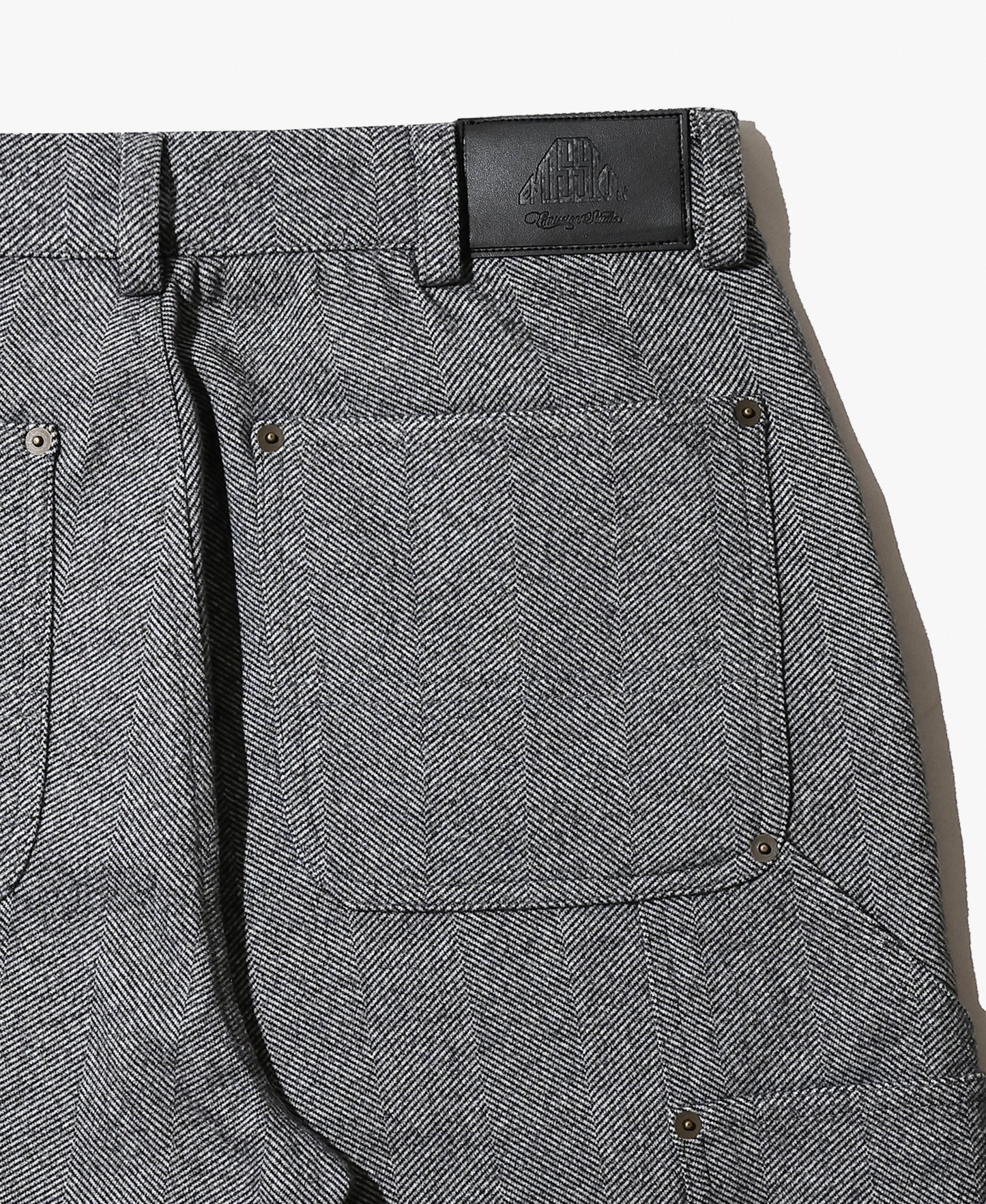 EMISSION Herringbone Doubleknee Pants