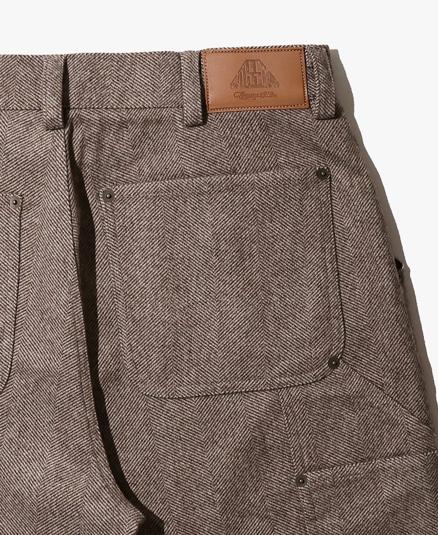 EMISSION Herringbone Doubleknee Pants