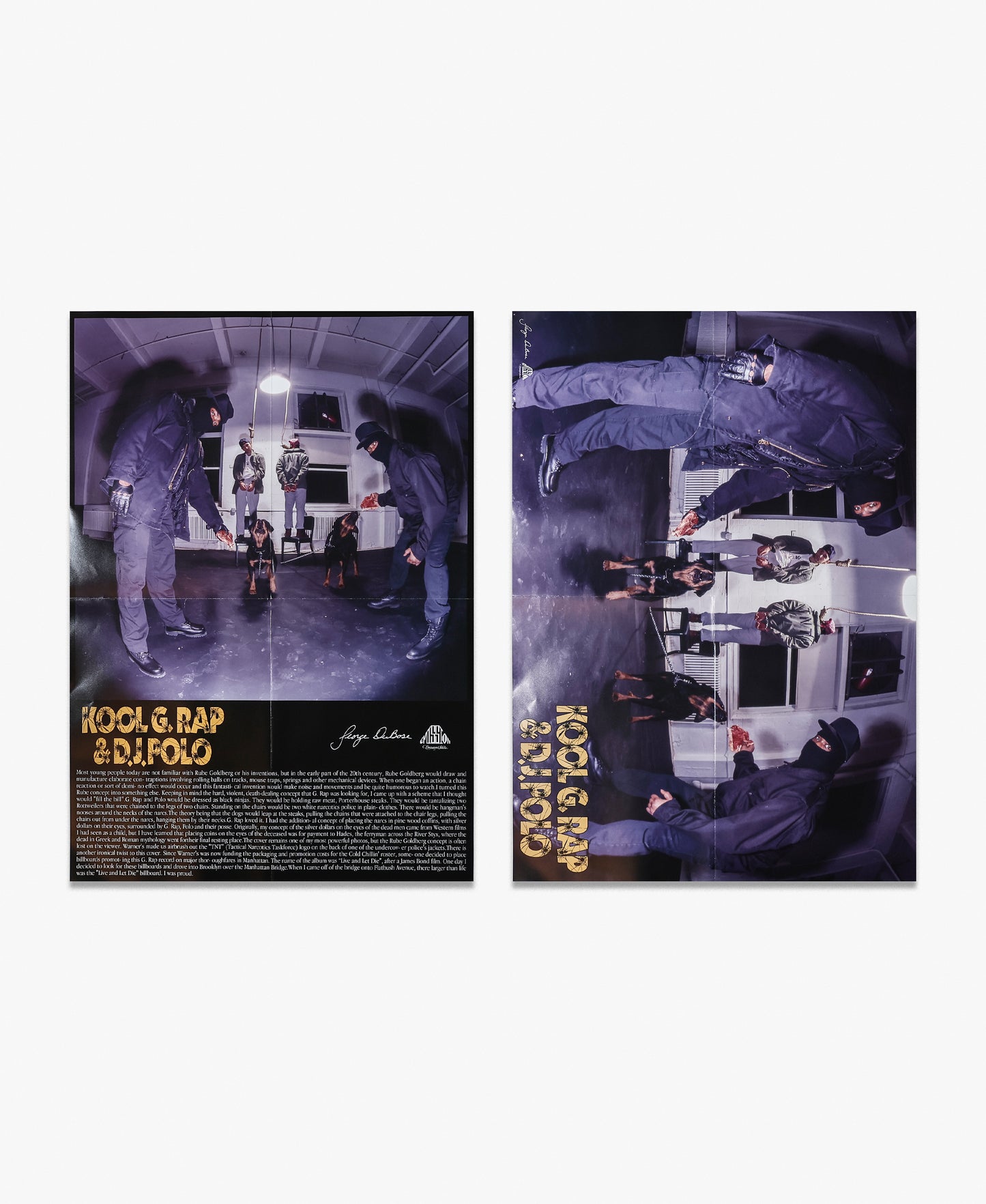Kool G Rap & Dj POLO /Live And Let Die Football Doubleknee Pants