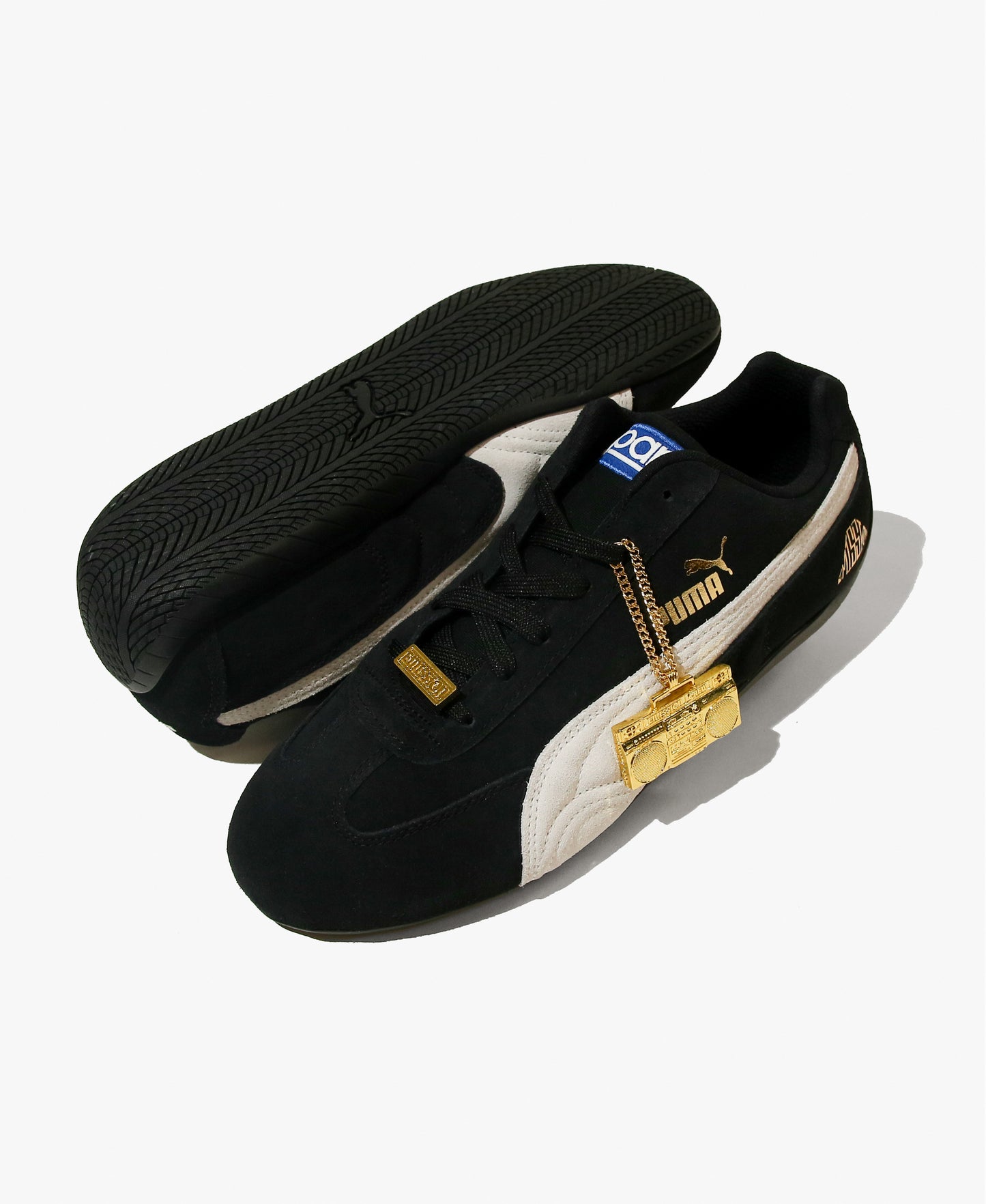 【Black/White】EMISSION Speedcat OG + SPARCO Sneakers