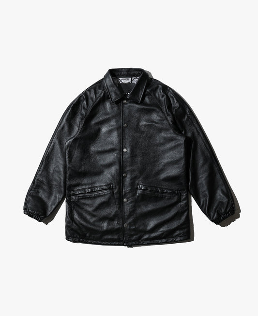 Raglan Leather Coach Jacket