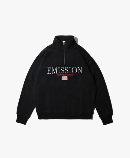 EMISSION Half zip Sweatshirt