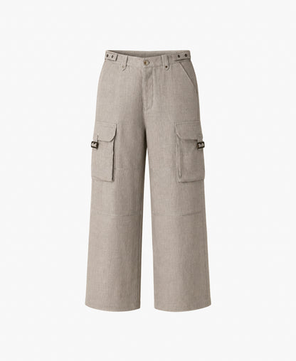 EMISSION LINEN UTILITY PANTS