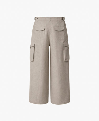 EMISSION LINEN UTILITY PANTS