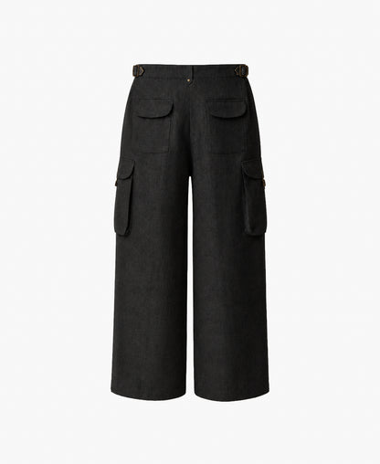 EMISSION LINEN UTILITY PANTS