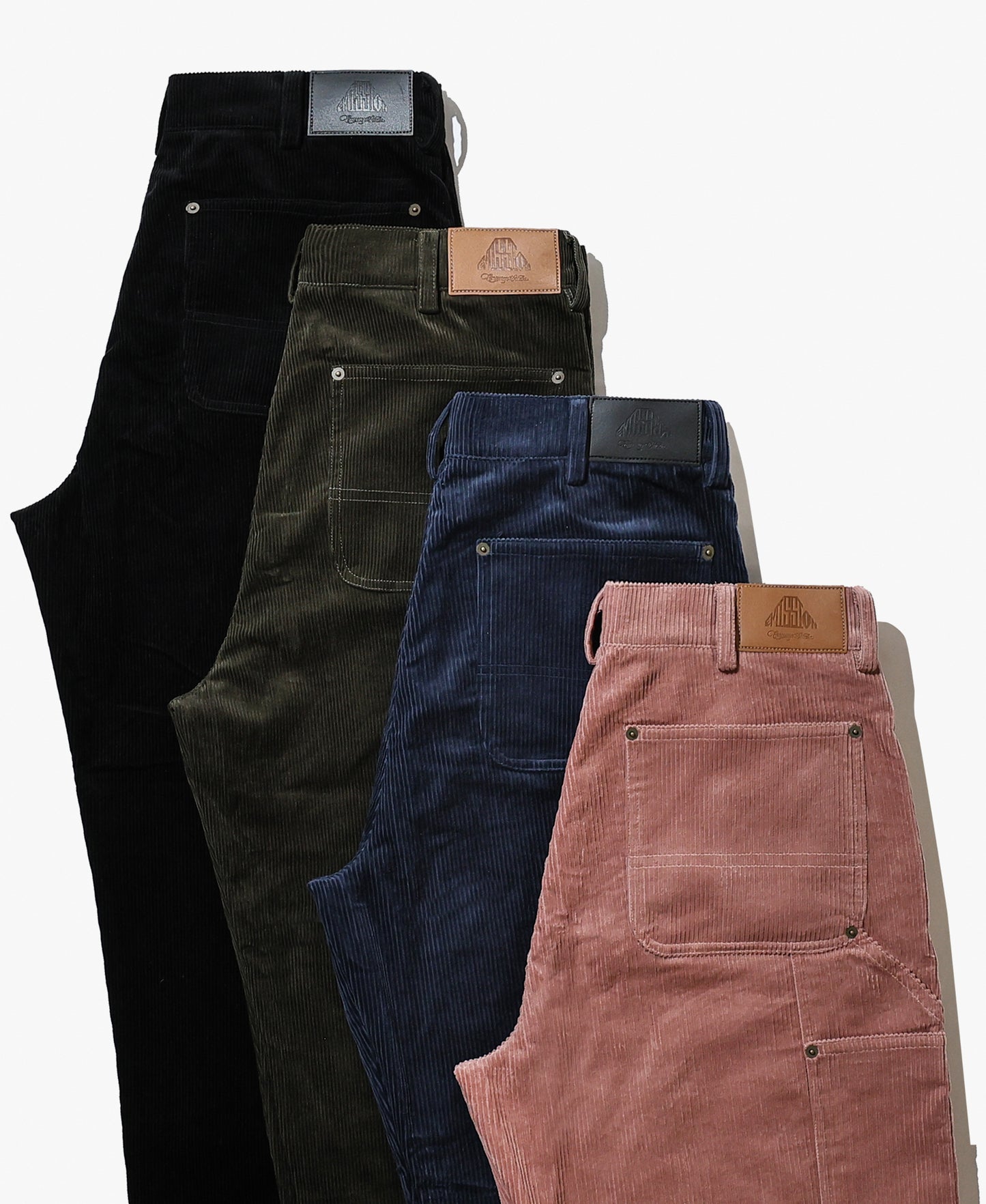 EMISSION  Corduroy Doubleknee Pants