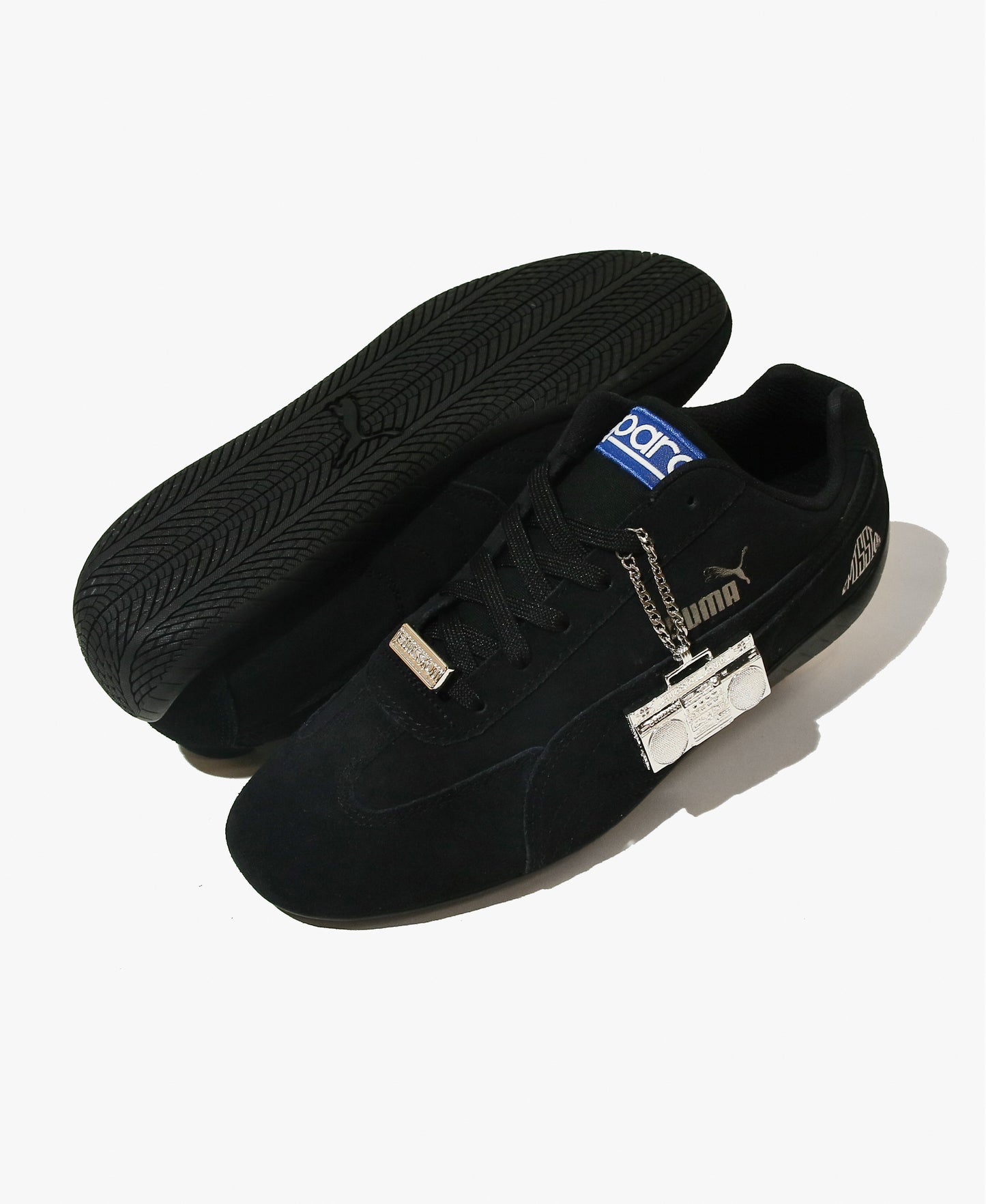 [Black/Black] EMISSION Speedcat OG + SPARCO Sneakers